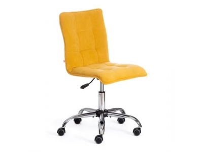 Кресло офисное Zero (горчичный) флок